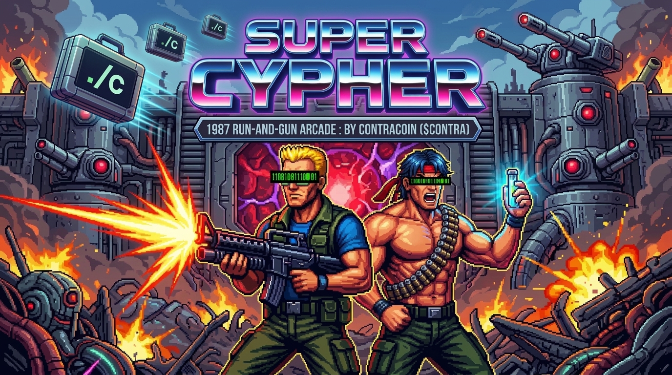 SUPER CYPHER : 1987 Run-And-Gun Arcade